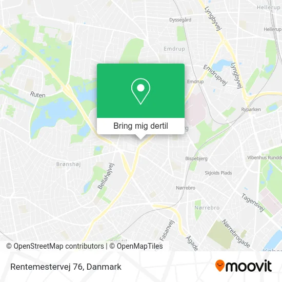 Rentemestervej 76 kort