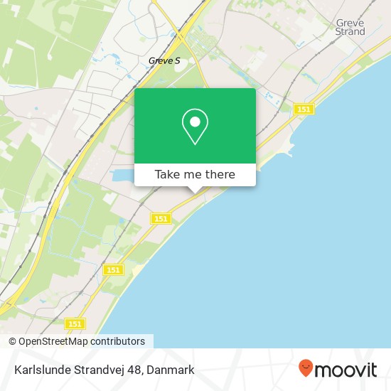 Karlslunde Strandvej 48 kort