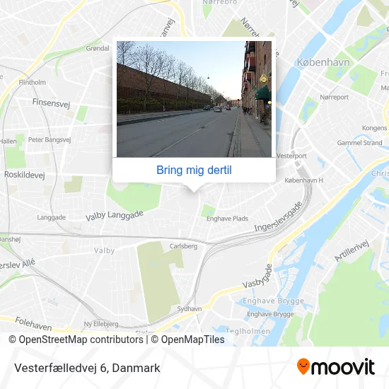 Vesterfælledvej 6 kort