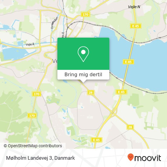 Mølholm Landevej 3 kort