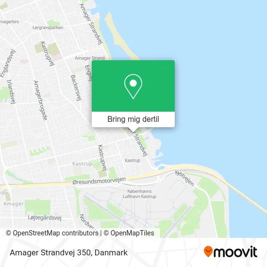 Amager Strandvej 350 kort