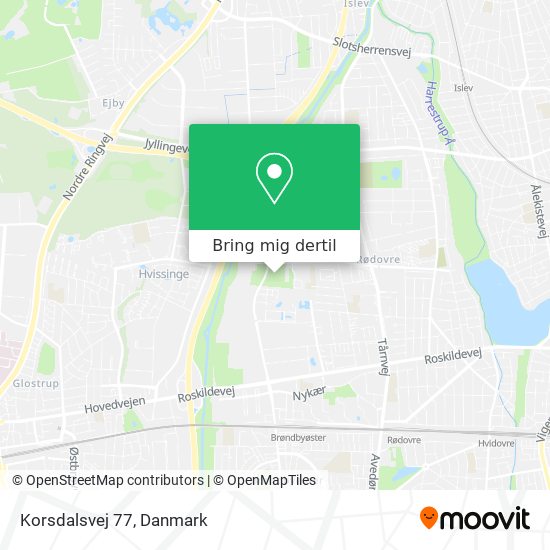 Korsdalsvej 77 kort