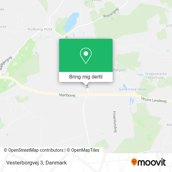 Vesterborgvej 3 kort