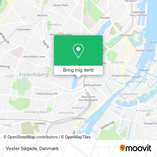 Vester Søgade kort