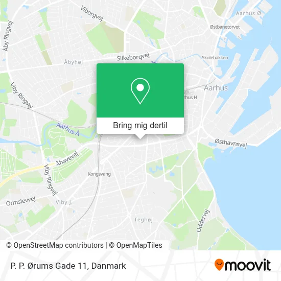 P. P. Ørums Gade 11 kort