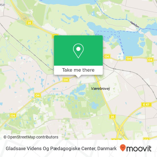 Gladsaxe Videns Og Pædagogiske Center kort