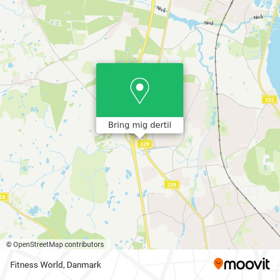 Fitness World kort