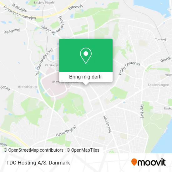 TDC Hosting A/S kort