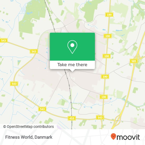 Fitness World kort