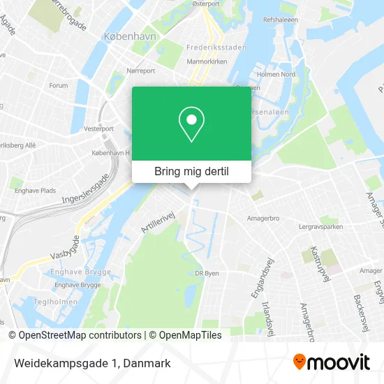 Weidekampsgade 1 kort