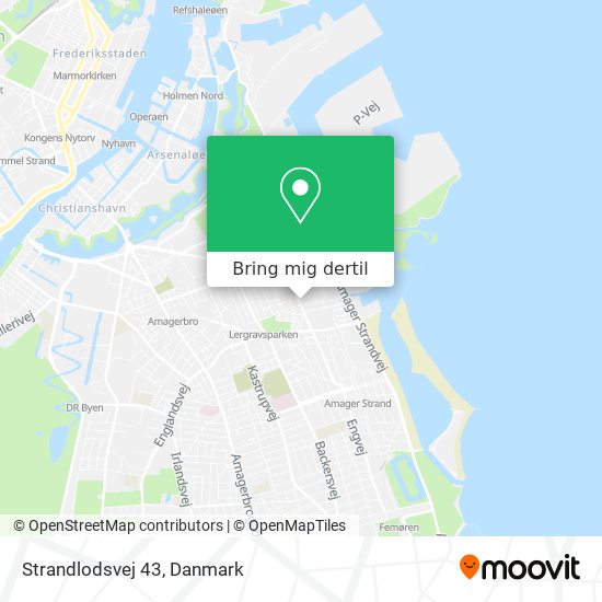 Strandlodsvej 43 kort