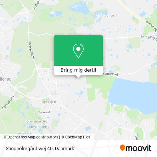 Sandholmgårdsvej 40 kort