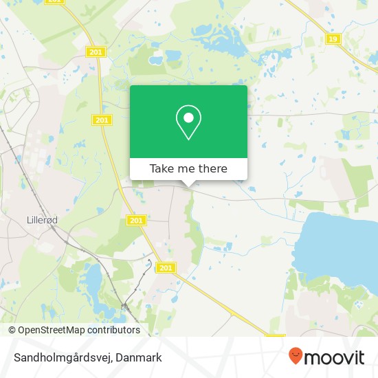 Sandholmgårdsvej kort