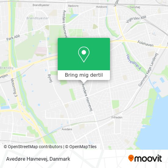 Avedøre Havnevej kort