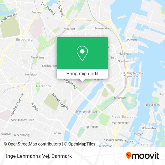 Inge Lehmanns Vej kort