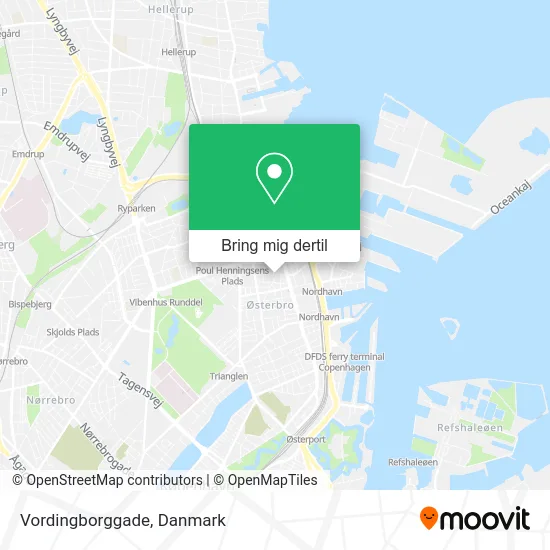 Vordingborggade kort