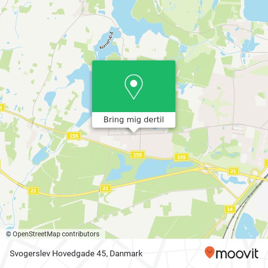 Svogerslev Hovedgade 45 kort