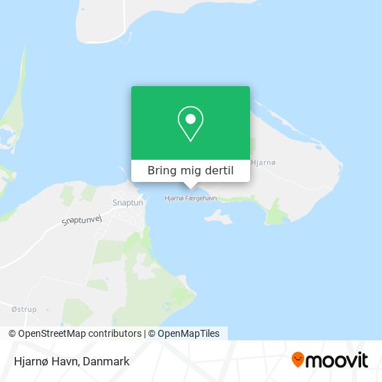 Hjarnø Havn kort