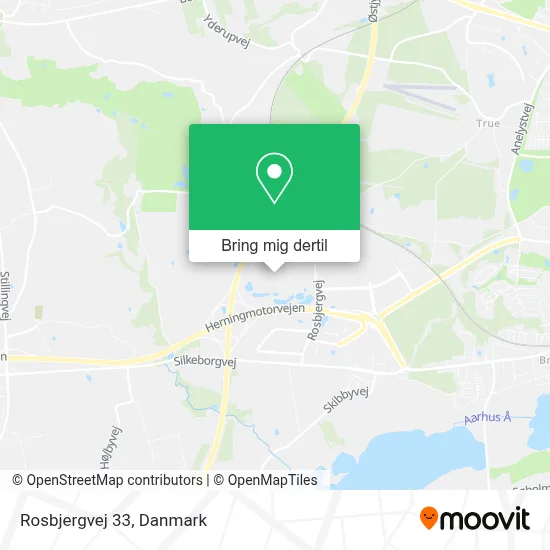 Rosbjergvej 33 kort