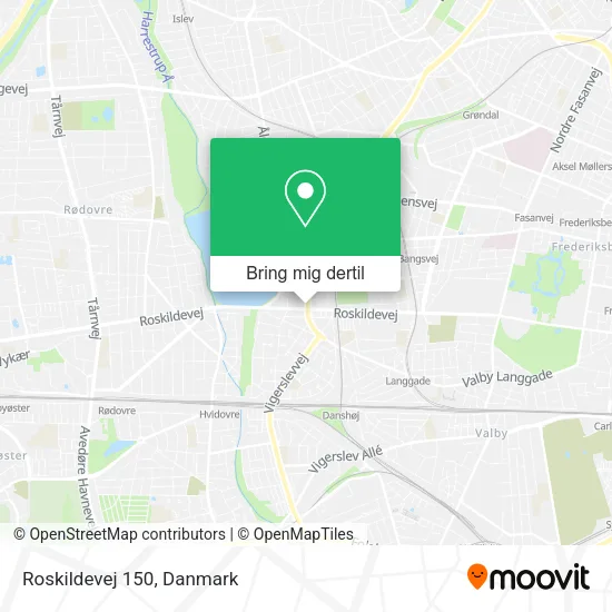 Roskildevej 150 kort