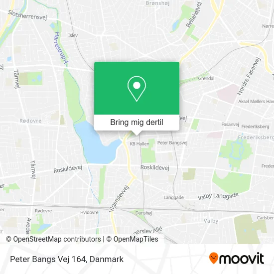 Peter Bangs Vej 164 kort