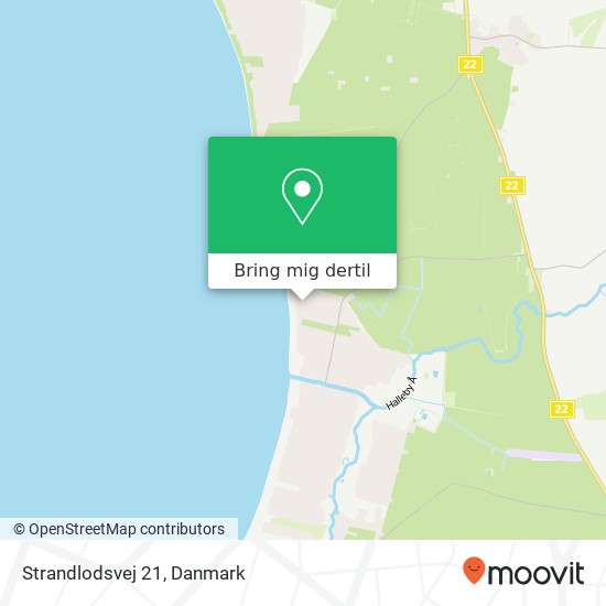 Strandlodsvej 21 kort