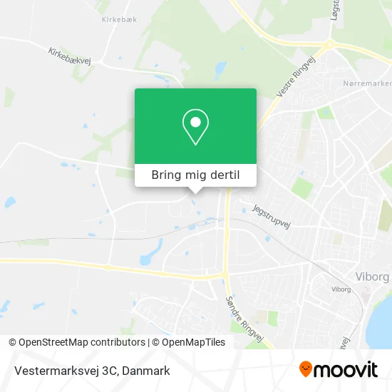 Vestermarksvej 3C kort