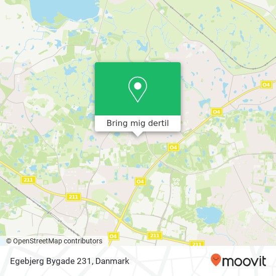 Egebjerg Bygade 231 kort