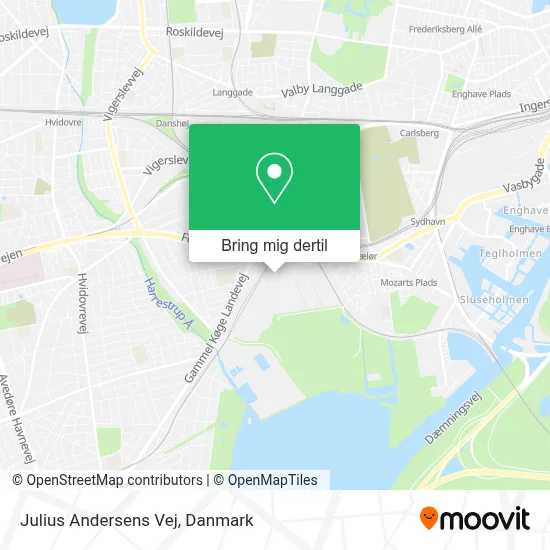 Julius Andersens Vej kort