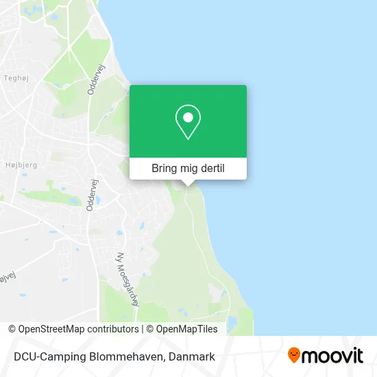 DCU-Camping Blommehaven kort