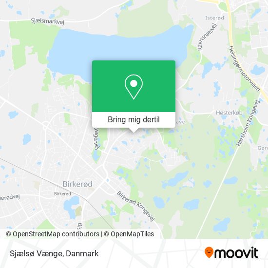 Sjælsø Vænge kort