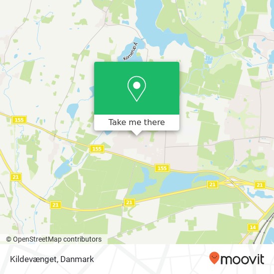 Kildevænget kort