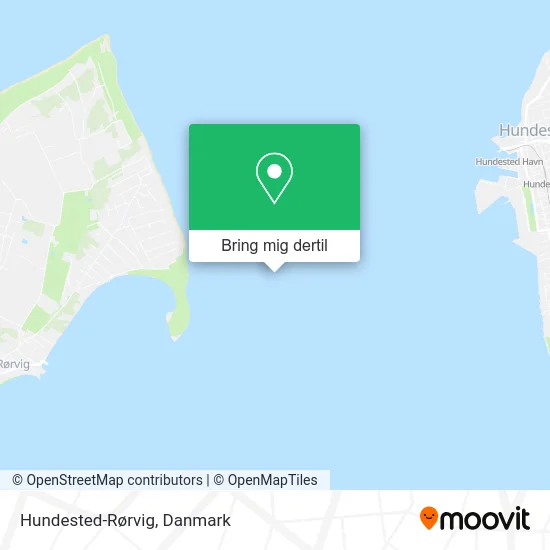 Hundested-Rørvig kort