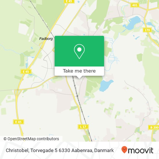 Christobel, Torvegade 5 6330 Aabenraa kort