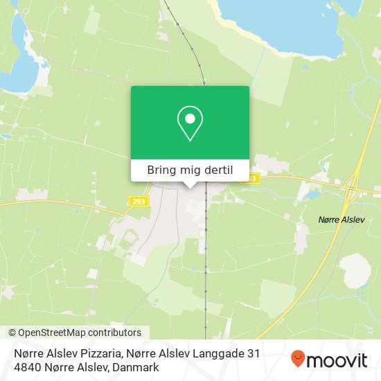 Nørre Alslev Pizzaria, Nørre Alslev Langgade 31 4840 Nørre Alslev kort