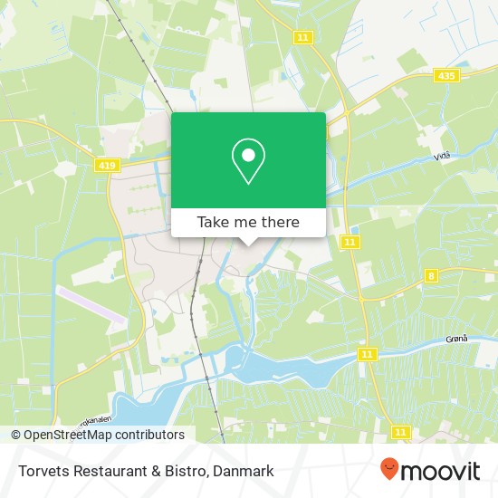 Torvets Restaurant & Bistro, Storegade 1 6270 Tønder kort