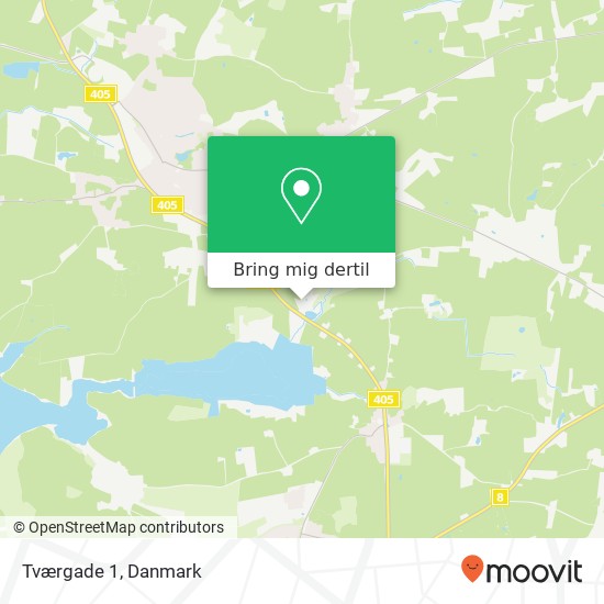 Tværgade 1, Egen Møllevej 4 6430 Nordborg kort