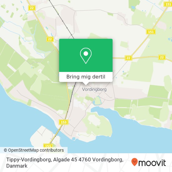 Tippy-Vordingborg, Algade 45 4760 Vordingborg kort