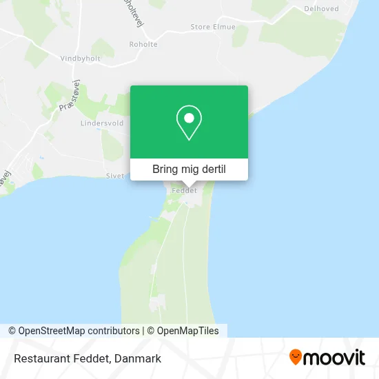 Restaurant Feddet, Feddet 12 4640 Faxe kort