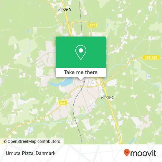 Umuts Pizza, Algade 31 5750 Faaborg-Midtfyn kort