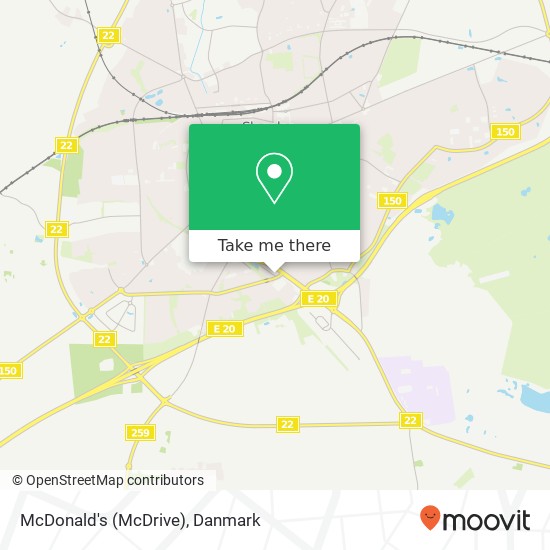 McDonald's (McDrive), Idagårdsvej 2 4200 Slagelse kort