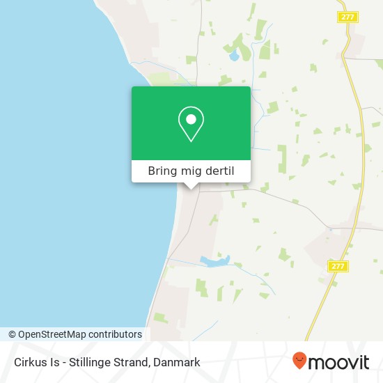 Cirkus Is - Stillinge Strand, Stillinge Strandvej 8 4200 Stillinge Strand kort