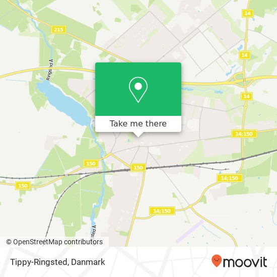 Tippy-Ringsted, Tinggade 6 4100 Ringsted kort