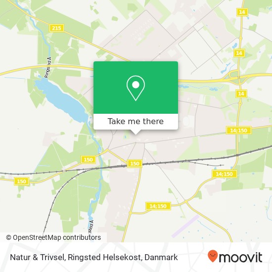 Natur & Trivsel, Ringsted Helsekost, Tinggade 5 4100 Ringsted kort