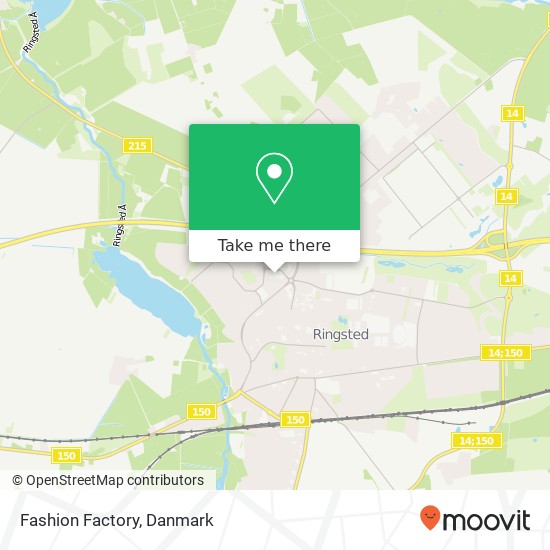 Fashion Factory, Klosterparks Alle 1 4100 Ringsted kort