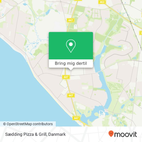 Sædding Pizza & Grill, Håndværkervej 9 6710 Esbjerg kort