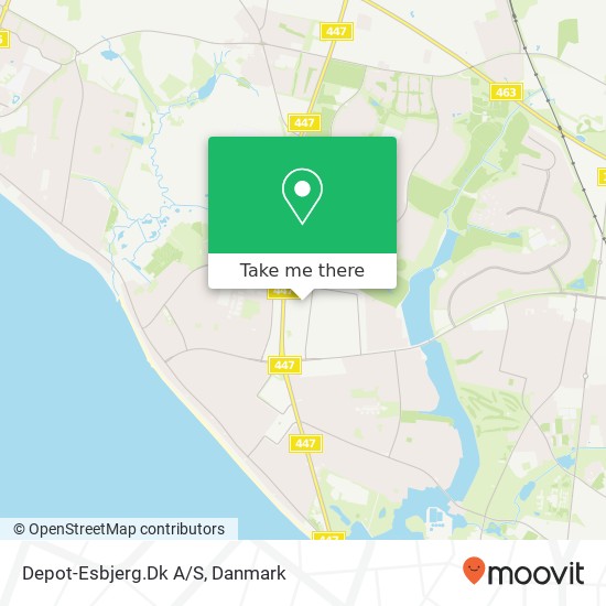 Depot-Esbjerg.Dk A/S kort