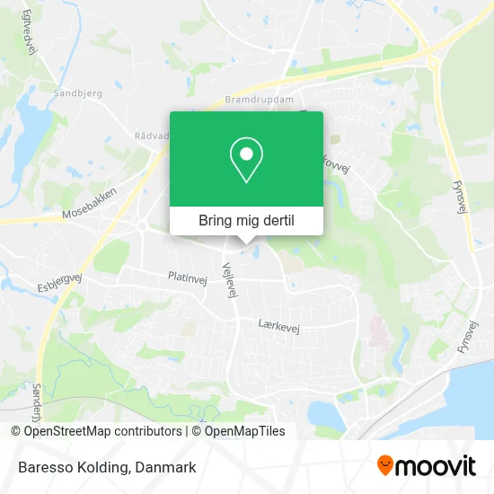 Baresso Kolding kort