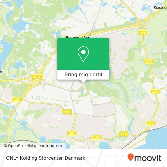 ONLY Kolding Storcenter, Skovvangen 42 6000 Kolding kort