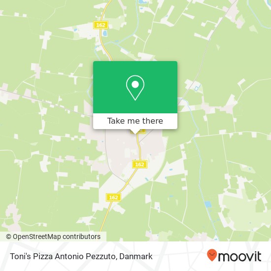 Toni's Pizza Antonio Pezzuto, Bredgade 25 5450 Nordfyns kort